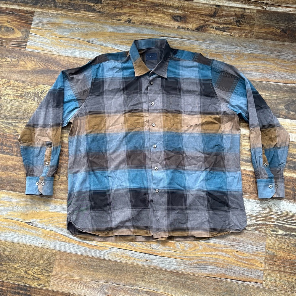 Calder Carmel Shirt Mens XXL Plaid Limited Edition 1/70 100% Cotton Button Up